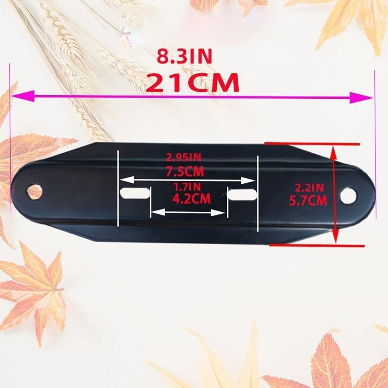 2Pcs Electric Heater Caster Bracket Frame Base Radiator Brackets Enduring