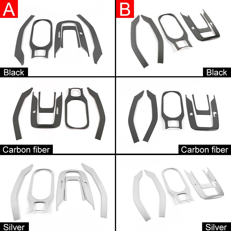 For Toyota Corolla E210 - 2024 Hybrid Stainless Car Gear Shift Panel Cup Frame Cover Trim Stickers Protector