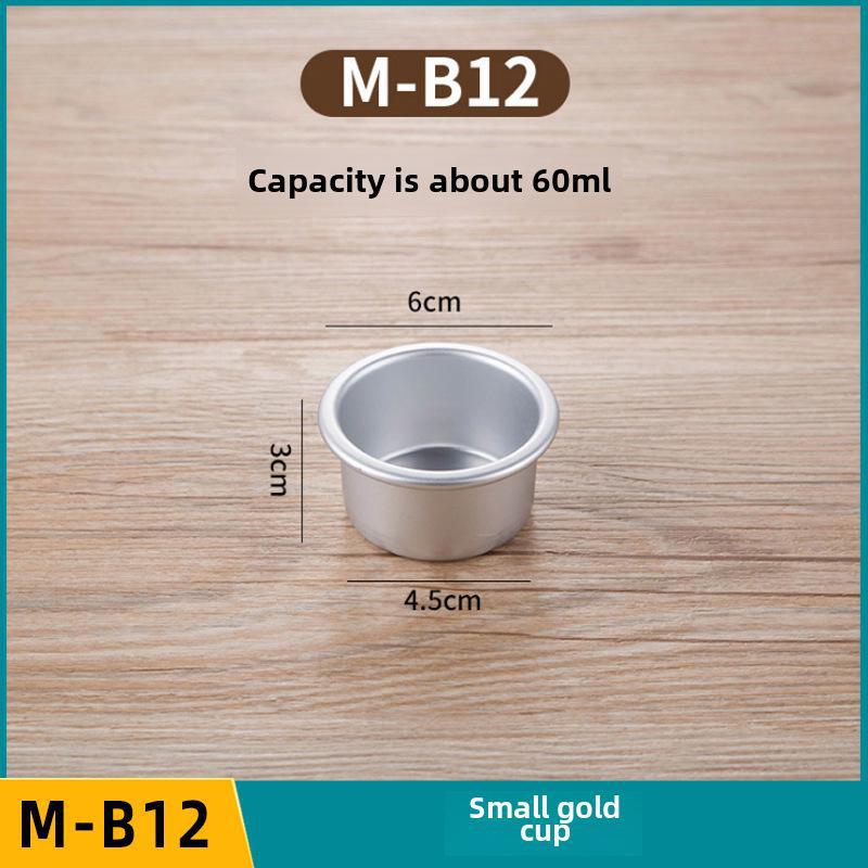 Mini-Chiffon-Kuchen- und Eierkuchen-Aluminiumform-Set – Runde Karamell-Gelee-Puddingform