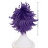 WTB Purple Explosive Hairstyle Short Synthetic Wig Cosplay Wig "My Hero Academy"-Shinso Hitoshi Halloween Festival Short Wig