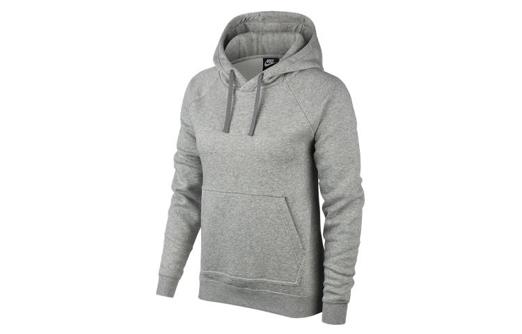 Nike Sweatshirts Women s Toned Dark Gray Hooded Moderate Regular BV7480-063 S