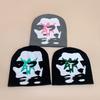 Niche Double Face Color Matching Knitted Hat Men And Women Warm Personality Hip Hop Street Pullover Hat