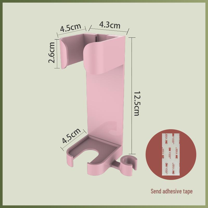 

Cross-Border No-Punch Curling & Straightener Iron Storage Rack розовый