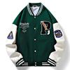 Korean Retro Baseball Uniforms for Men and Women Couples Spring and Autumn New Versatile Sweatshirts Tops Cardigans Jackets Trend