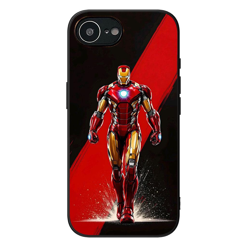 Marvel Hero Iron Man Casing Phone Cover for Samsung Galaxy S22 S21 S20 Fe Ultra S9 Plus + A13 A22 M21 M31 M55 M15 Case
