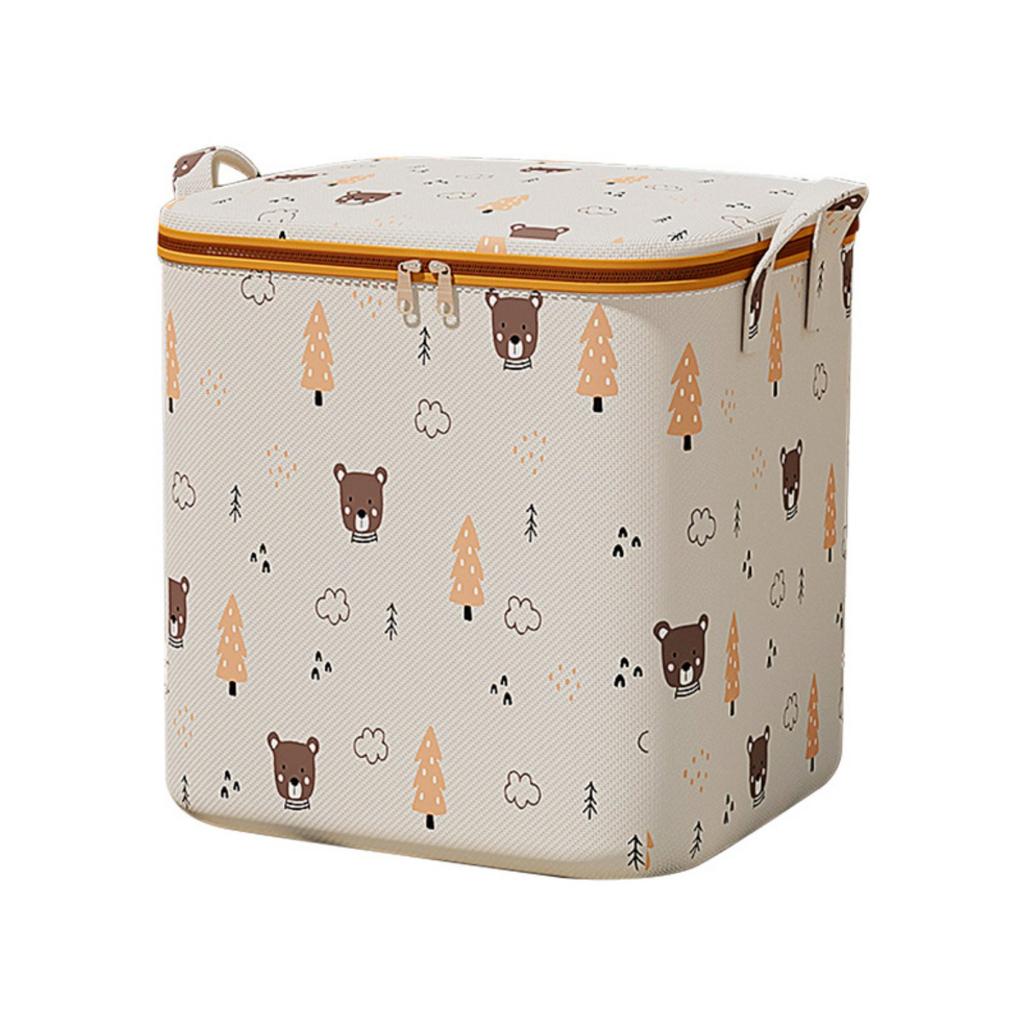 Eichhörnchen Bär Aufbewahrungstasche Große Kapazität Haushalt Umzug Verpackungsbeutel Kleidung Steppdecke Feuchtigkeitsfest und Schimmelresistent Kleidung Sortierbox
