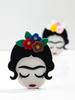 New Acrylic Cute Flower Girl Figure Brooches for Women Fashion Cartoon Artist Lady Brooch Badge Pins Casual Jewelry Accessories