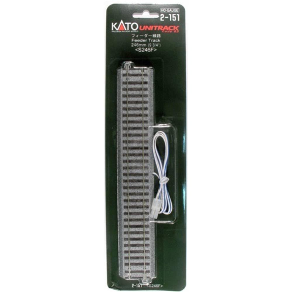 KATO HO Gauge Feeder Track 246mm Model Railway Supplies (1 piece) 2-151 -