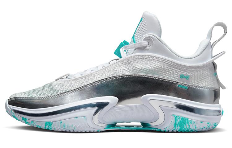 Air Jordan Guo Ailun X Air Jordan 36 Low Pf  White Hyper Jade  DM9032-130 37.5