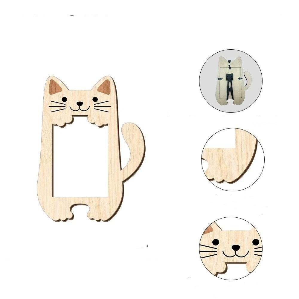 Cartoon Pet Photo Frame Wooden Poster Frame Picture Display Stand Photo Album Frame  Office Decor