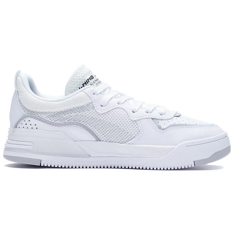 Li Ning Wave V1 Low-Top Skateboard-Schuhe Damen Weiß AGCS030-3