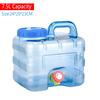 Secchio per Acqua Portatile da 5/7,5/8/10//12/15L Serbatoio Contenitore per Acqua Pura per Viaggio con Rubinetto per Campeggio all'Aperto Cottura Picnic Escursionismo