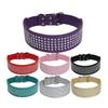 Anti-bite Collar Rhinestone Rhinestone Decorative PU Leather Collar Is Suitable for Medium To Large Dog Collar Collar