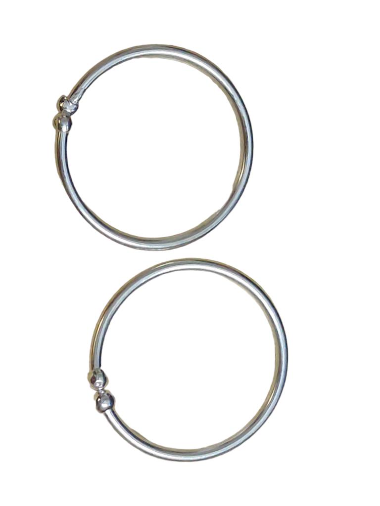 @ Simple Smooth Silver Adjustable Bracelet Kada For Baby Kids MJ-450-60%OFF