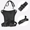 New Trend Men's Leg Bag Outdoor Sports PU Waist Bag Korean Retro Riding Bag Casual Hip Bum Bag For Travel Cycling Wholesale
