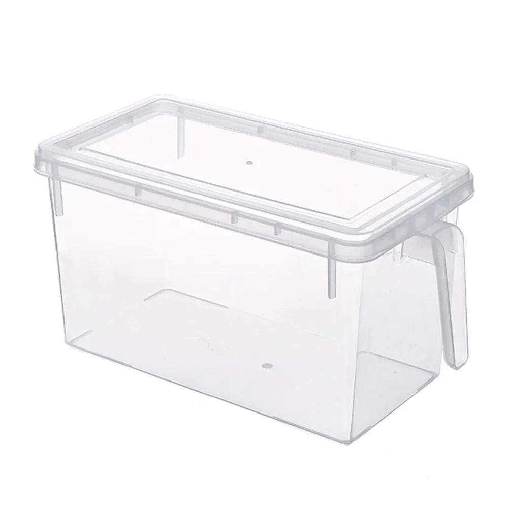 Kitchen Clear Storage Boxes Food Containers Refrigerator Storage Boxes Sealed Cereals Legumes Storage Home Assortment Organizer