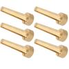 6-Pack Guitar Tuning Pegs  Acoustic Guitar Brass Tuning Pegs  Pineapple-Head Pure Copper Tuning Pegs  Guitar Saddle