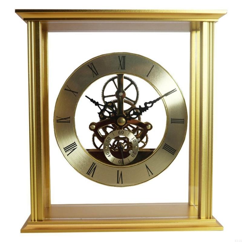 KX4B Metal Wall Clock Gear Wall Clock Round Gear Wall Clock Crafts Perspective Clock China Mainland
