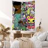 Japan Anime TTokidokiS Printed Large Wall Tapestry Hanging Tarot Hippie Wall Rugs Dorm Home Decor