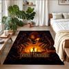 Crystal Velvet Rug Custom Name Text, Soft Non Slip Floor Mat Home DecorAlien Xenomorph