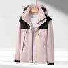 Spring and Autumn Men's and Women's Household Jackets Removable Hats Mountaineering Jackets Sports Jackets