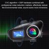 Bluetooth Headset for Motorcycle Helmets, Long Battery Life, Two-Way Intercom, Music Mixing, FM Radio, LCD Display for Cycling