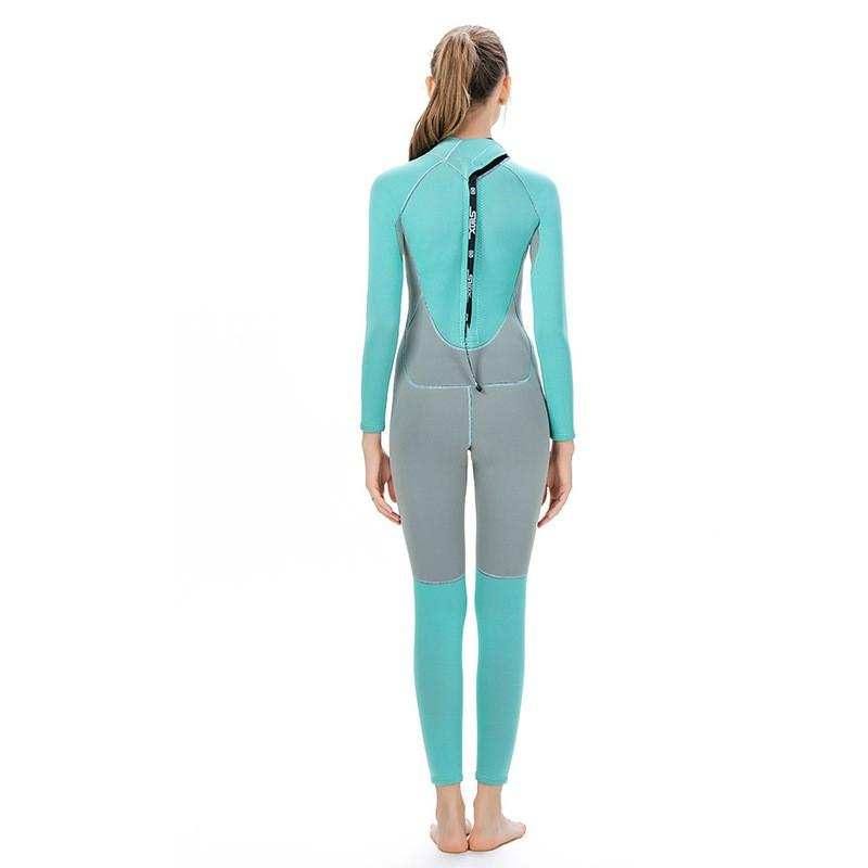 SLINX Womens 3mm Full Wetsuit Scuba Diving Snorkeling Swimming Thermal Protection Long Sleeve UV Resistant