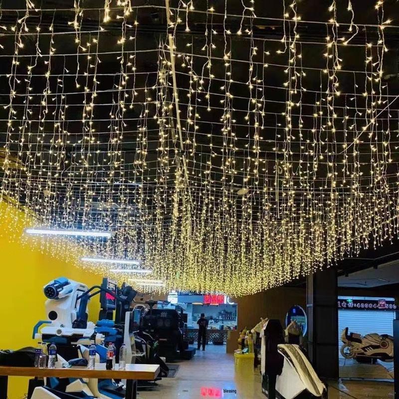 Oeny Solarbetriebene LED Eiszapfen Lichterketten