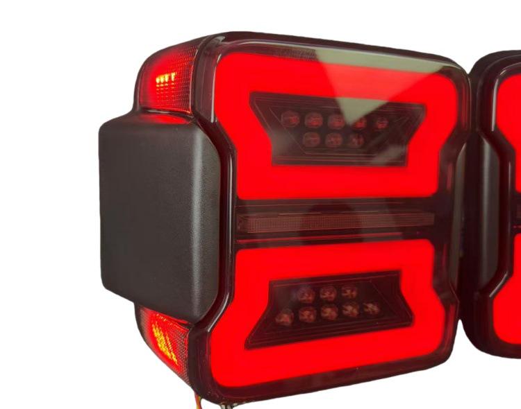 Compatible LED Taillights with Sequential Turn Signals for Jeep Wrangler JL/JK