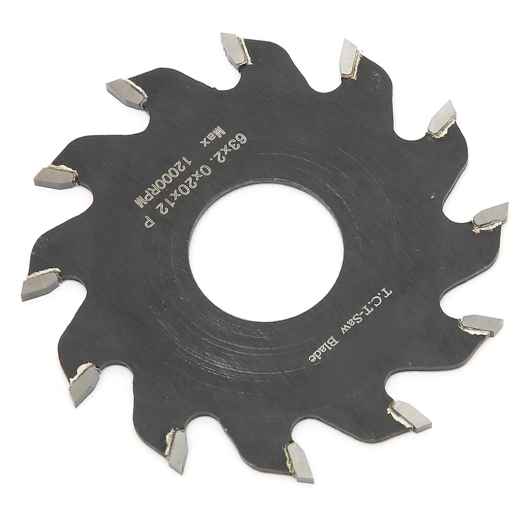 Circular Saw Blade 63x2x20 Carbide Woodworking Saw Disc for Table Saw Machine Trimming Machine