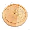 Cloche With Suspended LED Lights Tabletop Lamp Wedding Holiday Decor Crafts