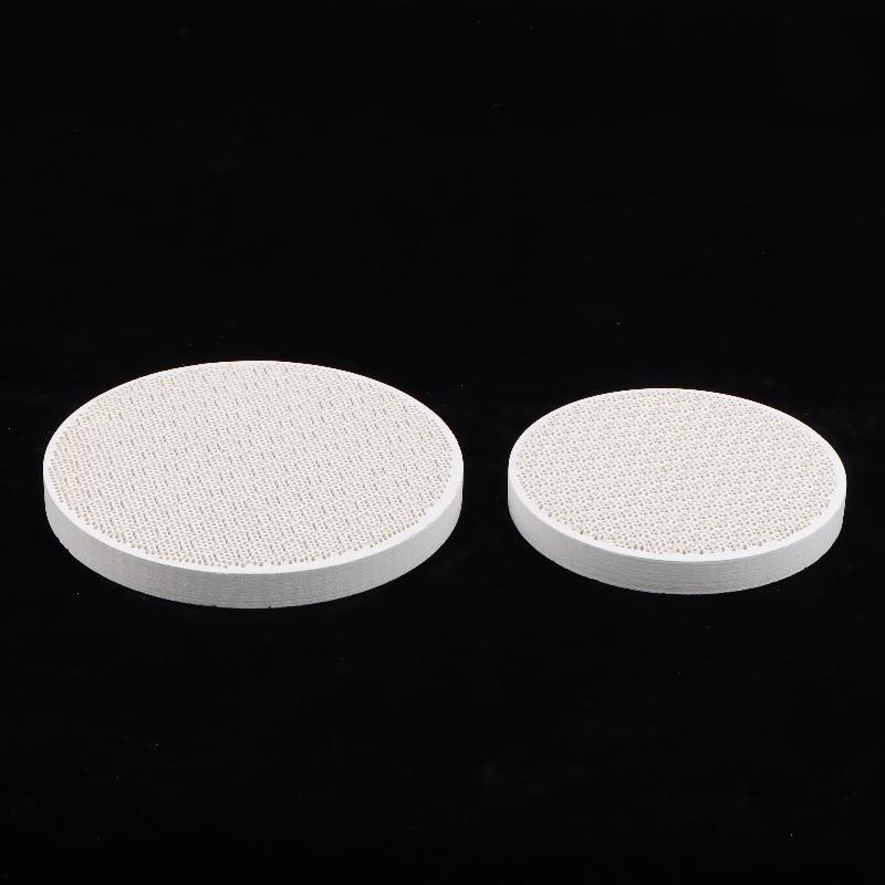 Plato de Cerámica Versátil Redondo/rectangular de Panal Para Quemadores Infrarrojos Asegura una Distribución Uniforme del Calor Para Uso en Hogar y al Aire Libre