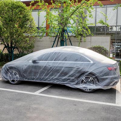 Průhledný Jednorázový Průhledný Obal na Oblečení pro Auto Prachotěsný Vodotěsný Ochrana Laku Prachotěsný Plastový PE Fólie Vodotěsný Obal na Auto