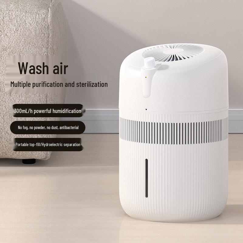 Nobico 4L Cool Mist Humidifier with Negative Ion Air Purifier, Large Capacity & Washable