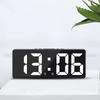 Creative Number Clock Color Nightlight Temperature Calendar Alarm Clock LED Large Number Electronic Clock Backlight Home Decor