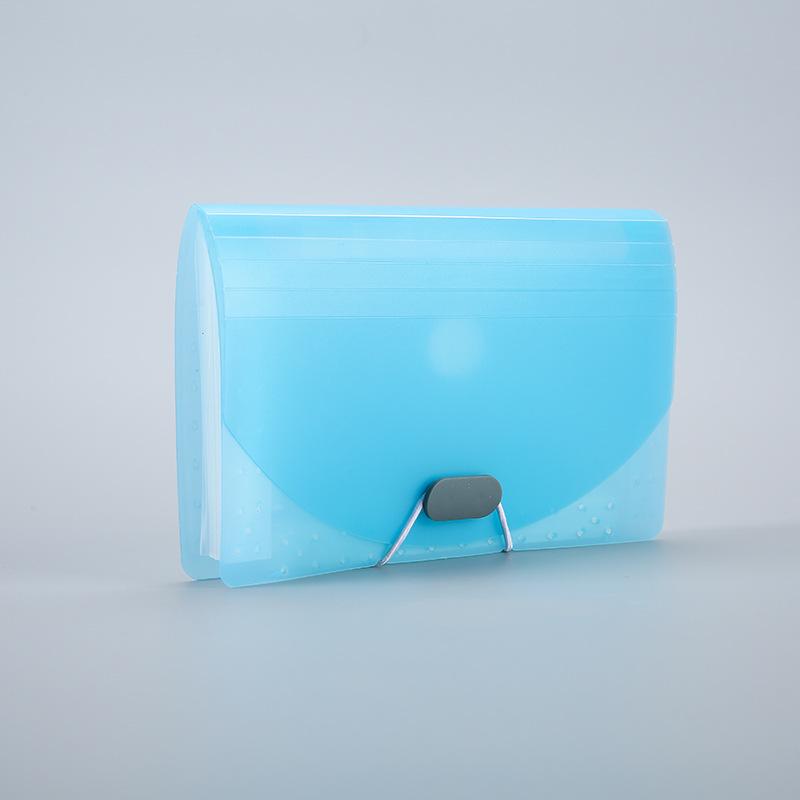Candy Color Accordion A6 Waterproof Document Holder - 13 Pockets, Dirt-Resistant, Large Capacity for Tickets & Invoices