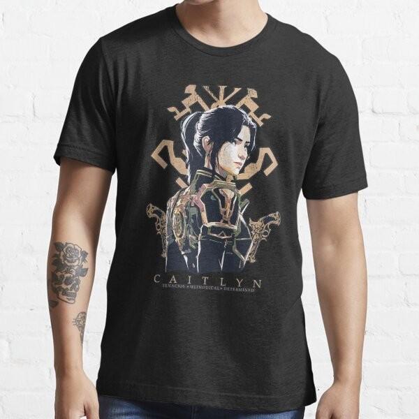 Caitlyn Arcane Filmkarakter Essentieel T-shirt