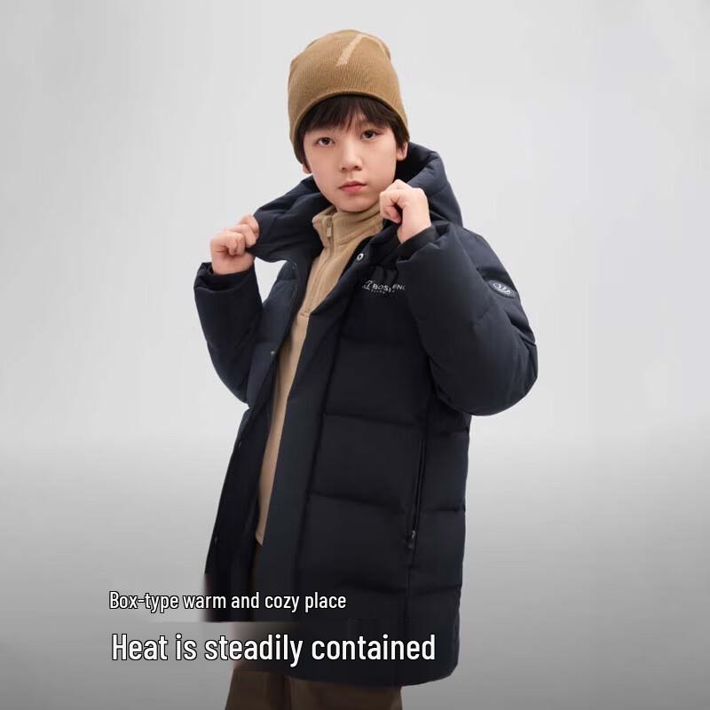 BOSIDENG Hooded Printed Duck Down Jacket T250246190
