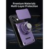 360° Ring Kickstand Phone Case with Slide CameraCover For vivo Y400 Pro Y39 Y31 Y300 Y29s Y29 Y04 V60 Lite V60e V50 T4x iQOO Z10