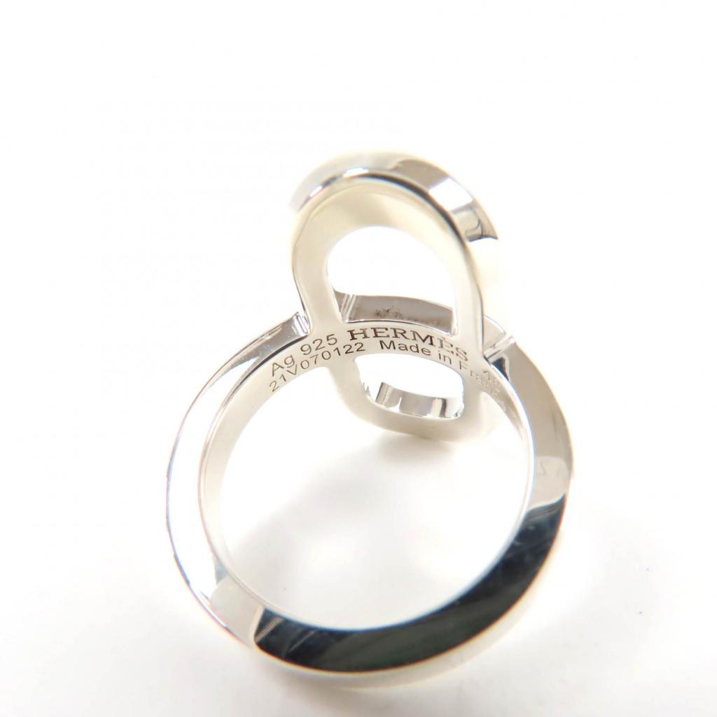 Hermes Ring Ever Chaine d'Ancre PM Ring Silver AG925 Women 46 Used