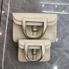 2026 Nuova Borsa da Donna Mini a Forma di Ferro di Cavallo 21,28 cm in Pelle Fibbia Dorata Argento Portatile a Tracolla