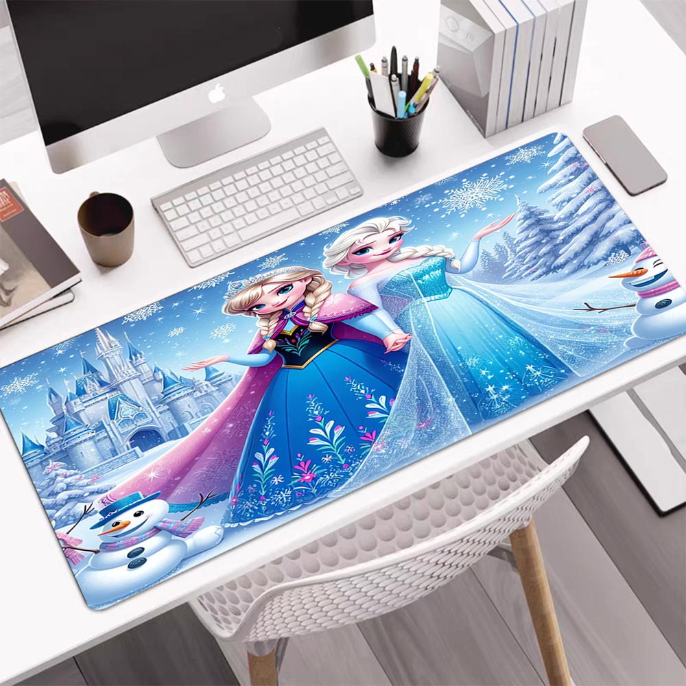 Elsa Theme Mouse Pad, Non Slip Rubber Base, Multifunctional Office & Home Decor, Perfect for Workspace Personalization.
