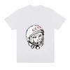 Funny Moon Astronaut T-Shirt Men Women Plus Size Fashion Oversized Breathable O-Neck Casual Streetwear Harajuku Unisex Tees