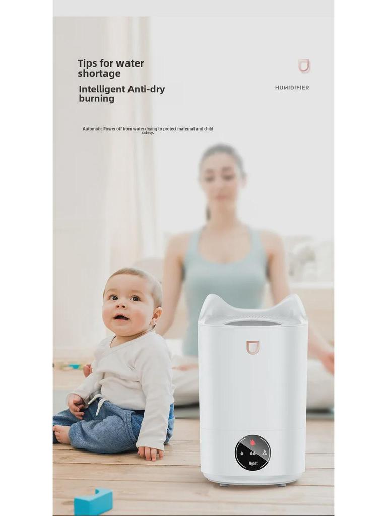 4L Großraum-LED-Luftbefeuchter mit intelligenter Feuchtigkeitsregelung und Aromatherapie