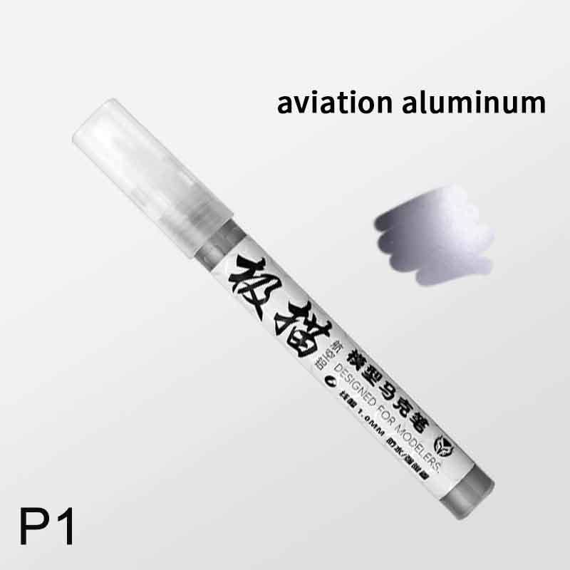 9 Colors Metallic Marker Pen 1Mm Diy Reflective Paint Pen Permanent Marker Touch Up School Model Painting Marking