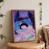 Disney Princess Jasmine DIY Oil Painting Art Painting Kit Home Wall Decor Handmade Gift For Adult Sparkling Sleeping Bed Bedroom Art