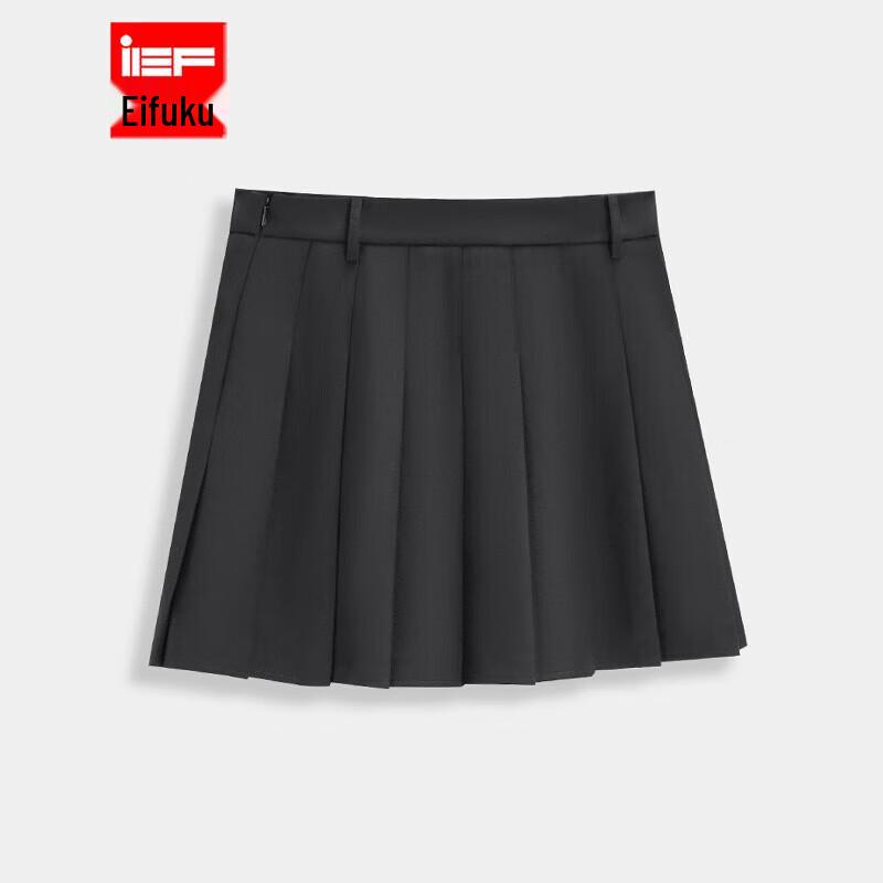 IEF Plus Size Korean Style Pleated Mid-Length Skirt XL