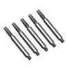 5pcs Chainsaw Sharpening Stone Chain Saw Sharpener Diamond Grinding Tool with Wrench Grinding Heads 4mm/4.8mm/5.5mm