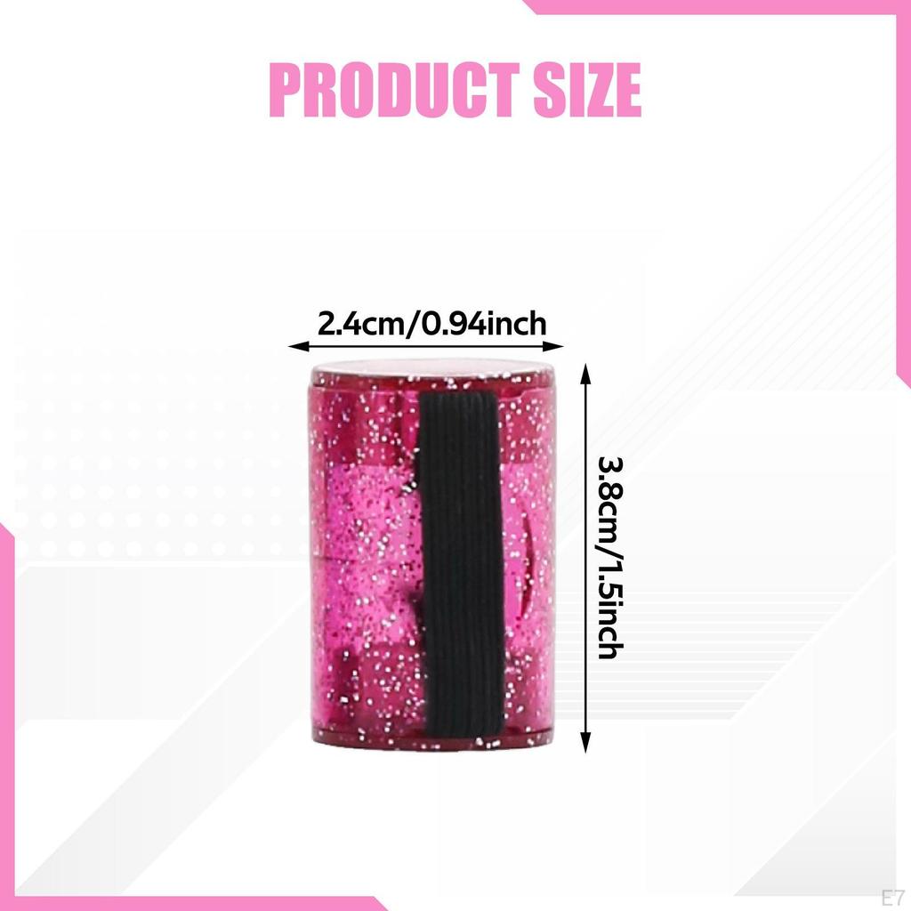 Compact And Rhythmic Guitar Finger Rattle with Elastic Strap, Ideal for Banjo Acoustic Guitar.