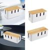 Cable Tidy Box Cord Organizer Decor Storage Versatile Holder for Wire Management
